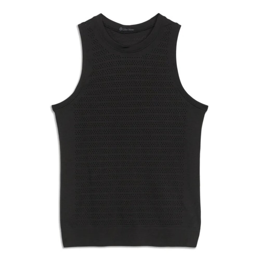 lululemon Athletica Breeze By Muscle Squad Tank Top Black size 4